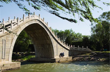 simsearch:841-03055645,k - Un pont à arches raide sur le lac Kunming à Yihe Yuan (le Palais d'Eté), patrimoine mondial de l'UNESCO, Beijing, Chine, Asie Photographie de stock - Rights-Managed, Code: 841-03055506