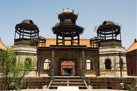 simsearch:841-03055825,k - The Palace of Prolonging Happiness built in 1420 and destroyed by fire in 1845 located inside Zijin Cheng The Forbidden City Palace Museum, UNESCO World Heritage Site, Beijing, China, Foto de stock - Con derechos protegidos, Código: 841-03055517