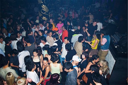 dancing top view - Beijing Club scene at Vics nightclub, Sanlitun, Beijing, China, Asia Stock Photo - Rights-Managed, Code: 841-03055545