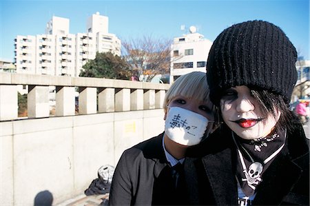 Teenagers, Harajuku ward, Tokyo, Japan, Asia Stock Photo - Rights-Managed, Code: 841-03055589