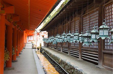 Temple wishing good luck to new marriages, Kasuga shrine, Kyoto, Honshu Island, Japan, Asia Stock Photo - Rights-Managed, Code: 841-03055598