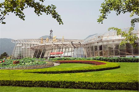 simsearch:841-03055645,k - Conservatoire botanique, construit en 1999, à l'intérieur du jardin botanique de Beijing, Beijing, Chine, Asie Photographie de stock - Rights-Managed, Code: 841-03055645