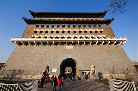 Qianmen Gate, Tiananmen Square, Beijing, China, Asia Stock Photo - Rights-Managed, Code: 841-03055775