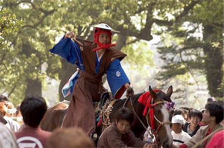 Cheval de saut d'obstacles festival, ville de Tado, préfecture de Mie, île de Kansai, Honshu, Japon, Asie Photographie de stock - Rights-Managed, Code: 841-03056187