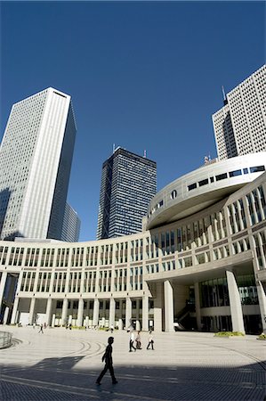 simsearch:841-03056315,k - Metropolitan Government buildings, Shinjuku, Tokyo, Honshu, Japan, Asia Stock Photo - Rights-Managed, Code: 841-03056309