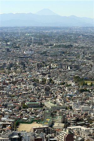 shinjuku skyline - Mount Fuji, Shinjuku, city skyline, Shinjuku, Tokyo, Honshu, Japan, Asia Stock Photo - Rights-Managed, Code: 841-03056302