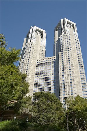 simsearch:841-03056302,k - Metropolitan gouvernement bâtiments, Shinjuku, Tokyo, Honshu, Japon, Asie Photographie de stock - Rights-Managed, Code: 841-03056311