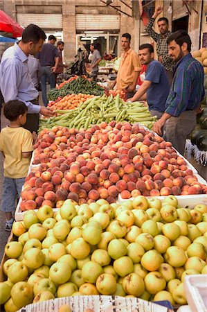 Fruit and vegetable market, Amman, Jordan, Middle East Stock Photo - Rights-Managed, Code: 841-03056383