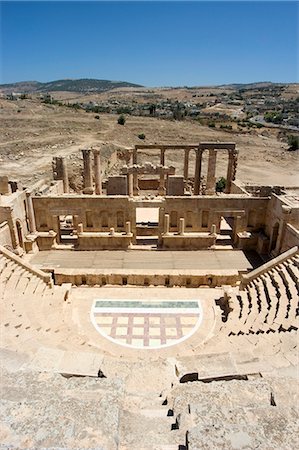 simsearch:841-03030748,k - North Theatre, Roman city, Jerash, Jordan, Middle East Fotografie stock - Rights-Managed, Codice: 841-03056399