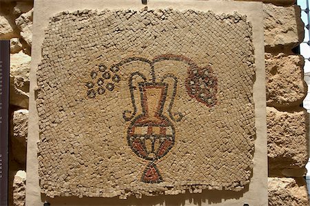 simsearch:841-03056408,k - Wall mosaic, Moses Memorial Church, Mount Nebo, East Bank Plateau, Jordan, Middle East Foto de stock - Con derechos protegidos, Código: 841-03056407