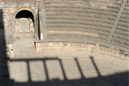 simsearch:841-03056632,k - Le théâtre romain, Citadelle, Bosra, Site du patrimoine mondial de l'UNESCO, la Syrie Moyen-Orient Photographie de stock - Rights-Managed, Code: 841-03056541