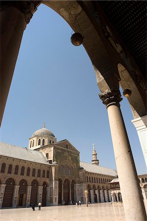 simsearch:841-03676628,k - Omeyyades mosquée, Site du patrimoine mondial de l'UNESCO, Damas, Syrie, Moyen-Orient Photographie de stock - Rights-Managed, Code: 841-03056571