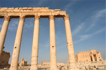 simsearch:841-03489639,k - Ruines du temple de Bel, archéologique, Palmyra, patrimoine mondial de l'UNESCO, la Syrie, Moyen-Orient Photographie de stock - Rights-Managed, Code: 841-03056616