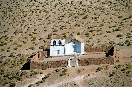 simsearch:841-03033672,k - Small church near El Tatio geysers, Atacama desert, Chile, South America Foto de stock - Con derechos protegidos, Código: 841-03056768