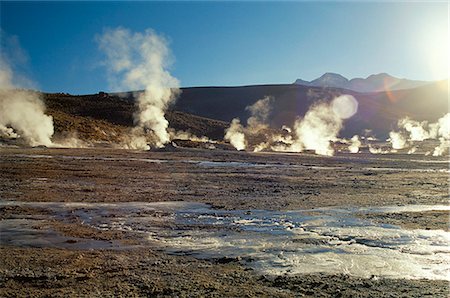 El Tatio geysers, Atacama desert, Chile, South America Stock Photo - Rights-Managed, Code: 841-03056774