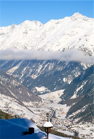 simsearch:841-03055341,k - Dorf von Solden in Tirol Alpen, Tirol, Österreich, Europa Stockbilder - Lizenzpflichtiges, Bildnummer: 841-03056878