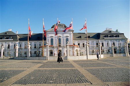 Rococo Grassalkovich Palace dating from 1760s, Bratislava, Slovakia, Europe Stock Photo - Rights-Managed, Code: 841-03056901