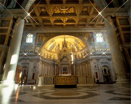 st paul's church - Église intérieur, St. Paul, Rome, Lazio, Italie, Europe Photographie de stock - Rights-Managed, Code: 841-03057044