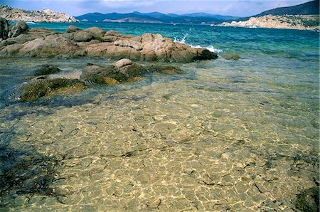 Chia, île de la Sardaigne, en Italie, Méditerranée, Europe Photographie de stock - Rights-Managed, Code: 841-03057068