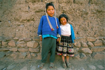 peru children - Two children, Cuzco, Peru, South America Stock Photo - Rights-Managed, Code: 841-03057102