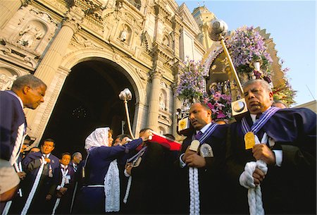 Easter Sunday, Lima, Peru, South America Foto de stock - Con derechos protegidos, Código: 841-03057140