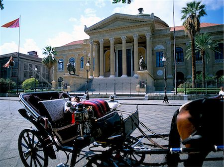 palermo street photography - Teatro Massimo, Palermo, island of Sicily, Italy, Mediterranean, Europe Stock Photo - Rights-Managed, Code: 841-03057216