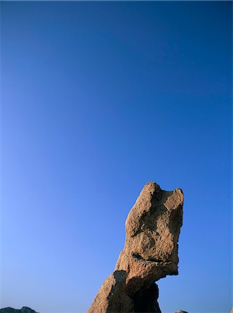 The Wolf, the Moon Valley, island of Sardinia, Italy, Mediterranean, Europe Foto de stock - Direito Controlado, Número: 841-03057248