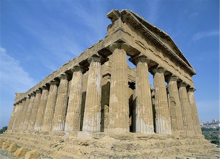 simsearch:841-03057261,k - Concordia temple, Agrigento, island of Sicily, Italy, Europe Foto de stock - Con derechos protegidos, Código: 841-03057261