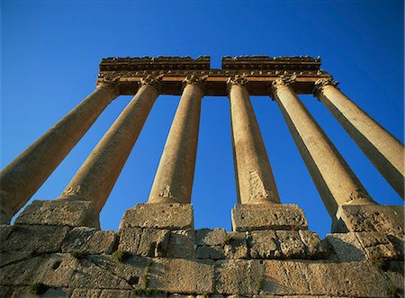 Temple of Jupiter, Baalbek, UNESCO World Heritage Site, Lebanon, Middle East Foto de stock - Direito Controlado, Número: 841-03057404