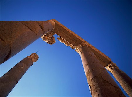 Temple of Jupiter, Baalbek, UNESCO World Heritage Site, Lebanon, Middle East Foto de stock - Direito Controlado, Número: 841-03057403