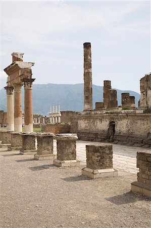 pompeii - The Forum, Pompeii, UNESCO World Heritage Site, Campania, Italy, Europe Stock Photo - Rights-Managed, Code: 841-03057449