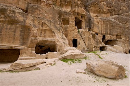 Beida, also known as Little Petra, Jordan, Middle East Stock Photo - Rights-Managed, Code: 841-03057581