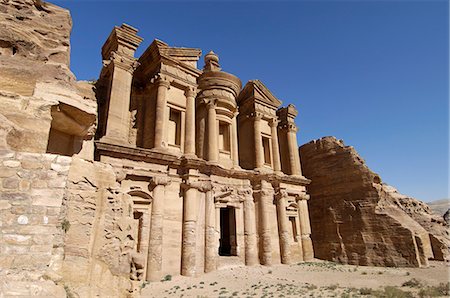 simsearch:841-03057601,k - The Monastery (Ed Deir) (Al Deir), Petra, UNESCO World Heritage Site, Jordan, Middle East Stock Photo - Rights-Managed, Code: 841-03057599