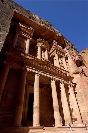 Le Conseil du Trésor (Al Khazneh), Petra, UNESCO World Heritage Site, Jordanie Moyen-Orient Photographie de stock - Rights-Managed, Code: 841-03057593