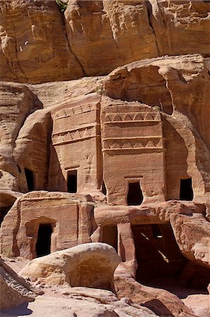 simsearch:841-03064028,k - Nabatéennes tombes, Petra, UNESCO World Heritage Site, Jordanie, Moyen-Orient Photographie de stock - Rights-Managed, Code: 841-03057611