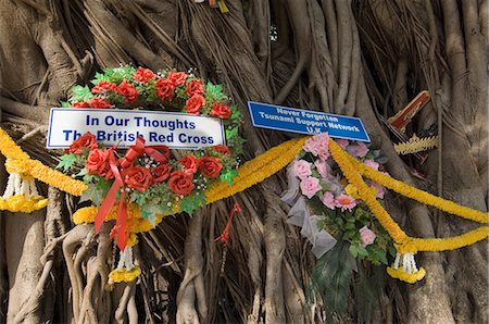 Tsunami memorial, Phi Phi Don Island, Thailand, Southeast Asia, Asia Stock Photo - Rights-Managed, Code: 841-03057644