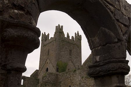 Jerpoint Abbey, County Kilkenny, Leinster, Republic of Ireland (Eire), Europe Foto de stock - Con derechos protegidos, Código: 841-03057804