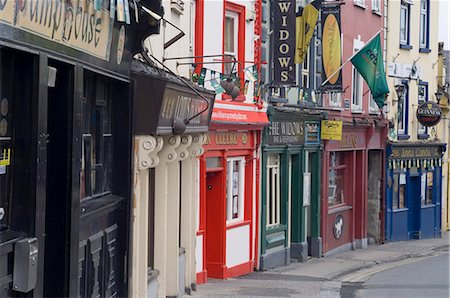 High Street, Kilkenny, County Kilkenny, Leinster, Republic of Ireland (Eire), Europe Foto de stock - Con derechos protegidos, Código: 841-03057841