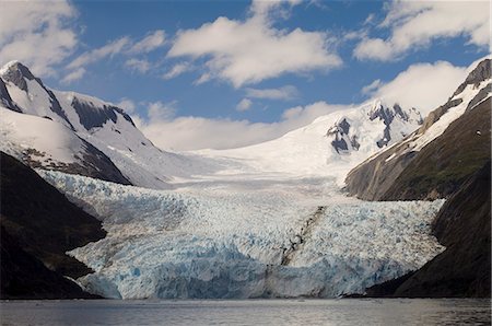 parc provincial garibaldi - Garibaldi Glacier, Parc National de Darwin, Tierra del Fuego, Patagonie, au Chili, en Amérique du Sud Photographie de stock - Rights-Managed, Code: 841-03057884