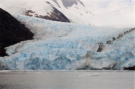 darwin - Garibaldi Glacier, Parc National de Darwin, Tierra del Fuego, Patagonie, au Chili, en Amérique du Sud Photographie de stock - Rights-Managed, Code: 841-03057885