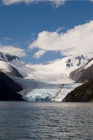 parc provincial garibaldi - Garibaldi Glacier, Fjord de Garibaldi, Darwin, le Parc National Tierra del Fuego, Patagonie, au Chili, en Amérique du Sud Photographie de stock - Rights-Managed, Code: 841-03057881