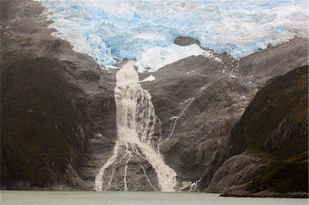 scenic and waterfall chile - Beagle Channel, Darwin National Park, Tierra del Fuego, Patagonia, Chile, South America Stock Photo - Rights-Managed, Code: 841-03057916