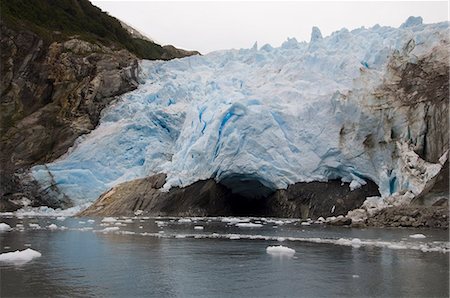 darwin - Garibaldi Glacier, Parc National de Darwin, Tierra del Fuego, Patagonie, au Chili, en Amérique du Sud Photographie de stock - Rights-Managed, Code: 841-03057910