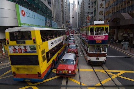 Des Voeux road, Central district, Hong Kong, China, Asia Stock Photo - Rights-Managed, Code: 841-03058073