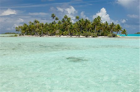 rangiroa atoll - Blue Lagoon, Rangiroa, Tuamotu archipel, Polynésie française, îles du Pacifique, du Pacifique Photographie de stock - Rights-Managed, Code: 841-03058125