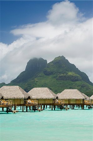 Pearl Beach Resort, Bora-Bora, Leeward group, Society Islands, French Polynesia, Pacific Islands, Pacific Stock Photo - Rights-Managed, Code: 841-03058179