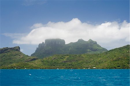 Bora-Bora, groupe sous le vent, les îles de la société, Polynésie française, îles du Pacifique, du Pacifique Photographie de stock - Rights-Managed, Code: 841-03058205