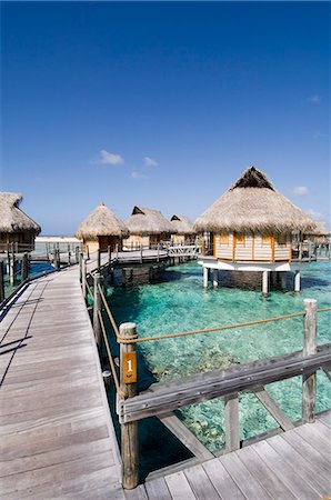 Pearl Beach Resort, Tikehau, Tuamotu Archipelago, French Polynesia, Pacific Islands, Pacific Foto de stock - Con derechos protegidos, Código: 841-03058228