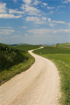 Countryside near Montepulciano, Val d'Orcia, Siena province, Tuscany, Italy, Europe Stock Photo - Rights-Managed, Code: 841-03058439