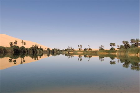 erg ubari - Umm El Ma lake, Erg Awbari, Sahara desert, Fezzan, Libya, North Africa, Africa Stock Photo - Rights-Managed, Code: 841-03058585